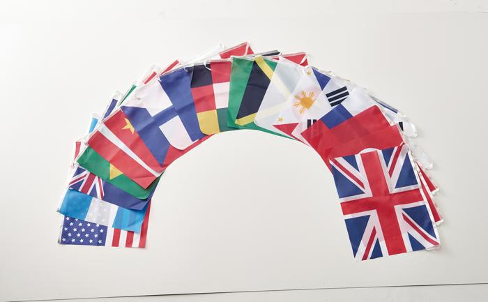 万国旗（横柄）20枚1組0