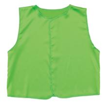 ソフトサテン　ベスト　黄緑　C