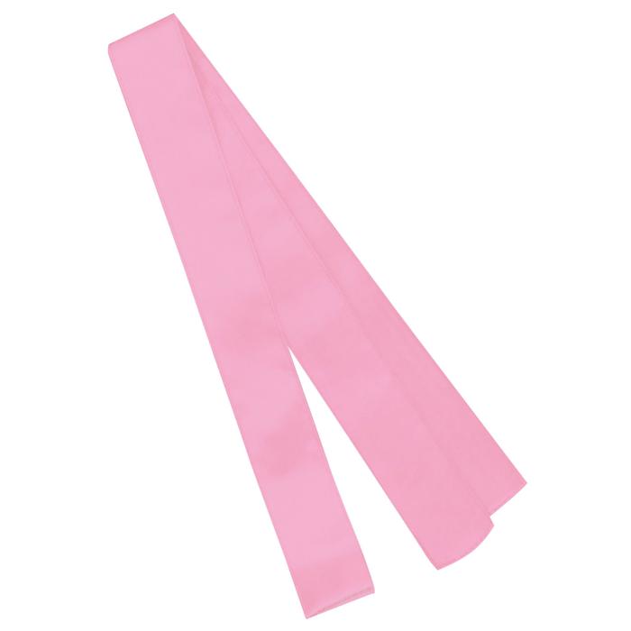 ソフトサテン　ロングハッピ　桃　S（ハチマキ付）1