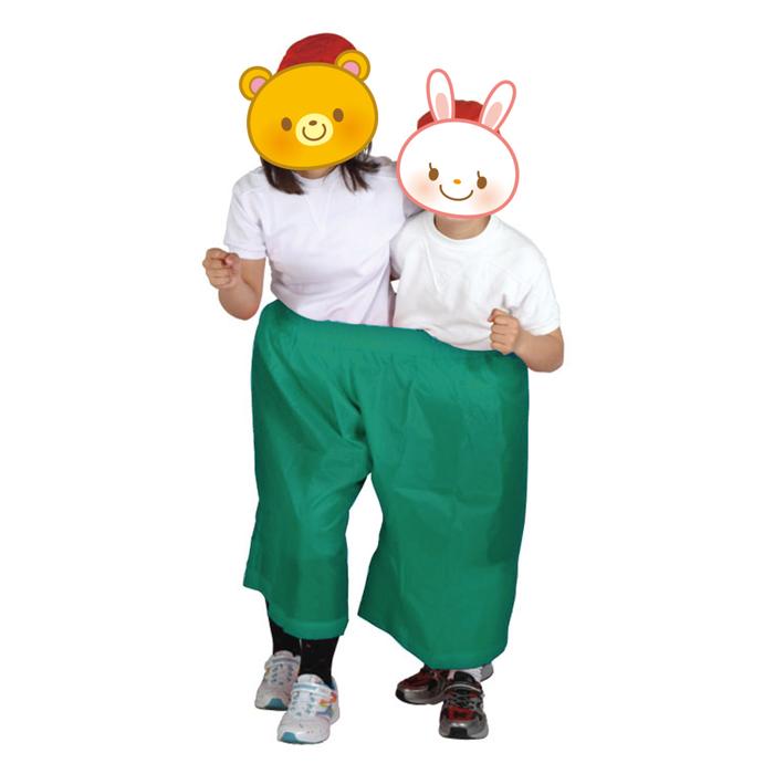 デカパン競争パンツ　緑1