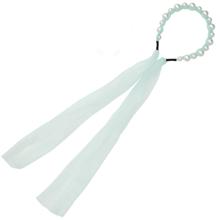 カチューシャ　パール　グリーン