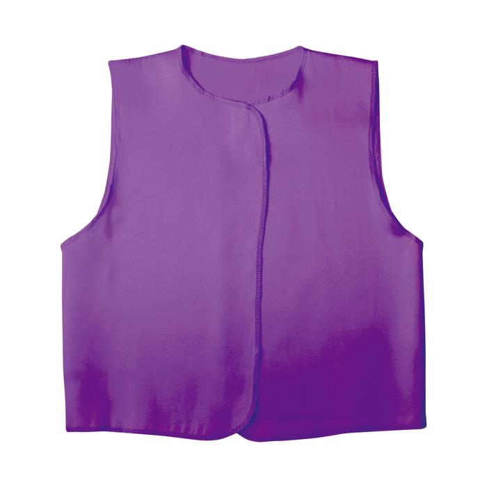 ソフトサテン　ベスト　紫　C0
