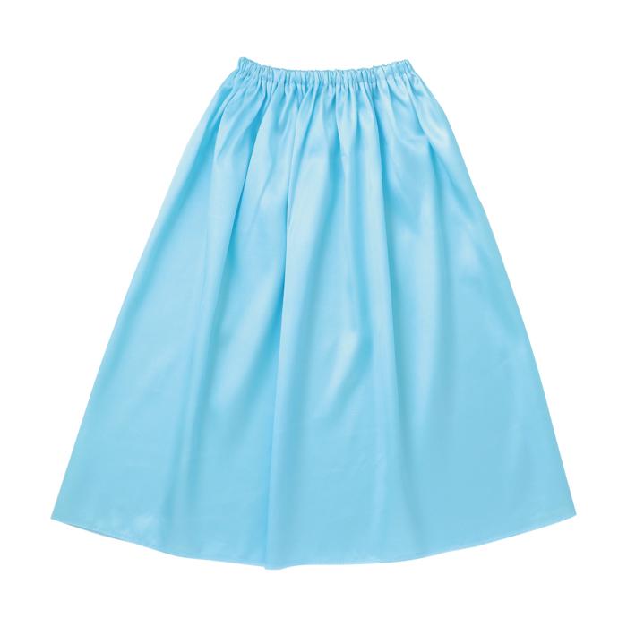 ソフトサテン　マント・スカート　ストレート　水0