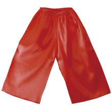 ソフトサテン　ズボン　赤　L