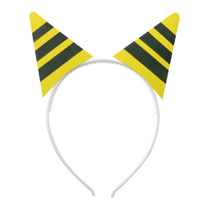 ウサギ耳付きカチューシャ　ホワイト1