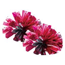 らくらくチアポンポン　小　ピンクシルバー