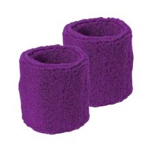 ふんわりタオル地リストバンド　紫