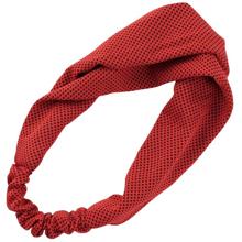 冷感ヘアバンド　赤