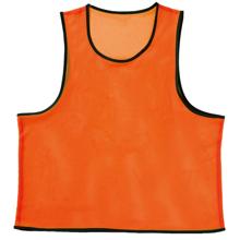 ビブス　Fサイズ　無地　蛍光オレンジ