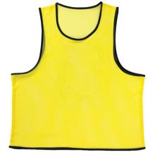 ビブス　Fサイズ　無地　蛍光イエロー