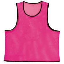 ビブス　Fサイズ　無地　蛍光ピンク