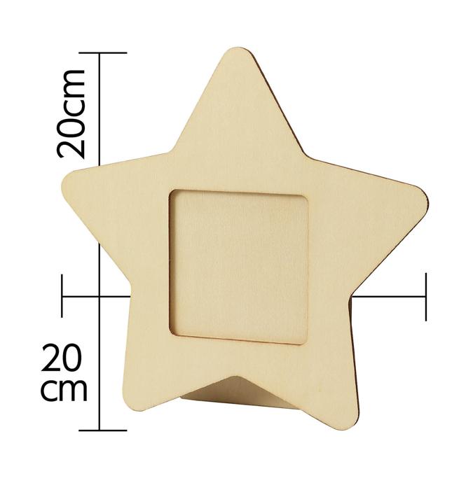 木製小物入れ　星型1