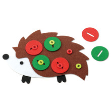 ボタンあそび　はりねずみ