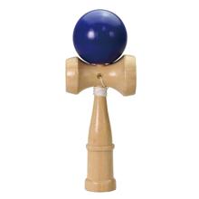 木製けん玉　青