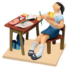 机と椅子ジオラマセット大　ATねんどＬ付