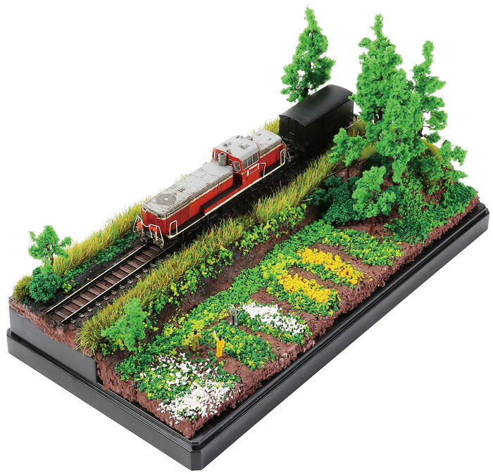 ジオラマ粘土　ジオベース　ダークブラウン　100g　小粒7