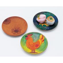 木彫めいめい皿