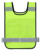 反射ビブスベスト（A4ゼッケンクリアポケット付）