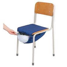 ヘルメット保管用椅子取付ケース