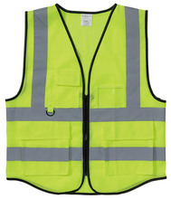 安全反射ベスト　蛍光イエロー