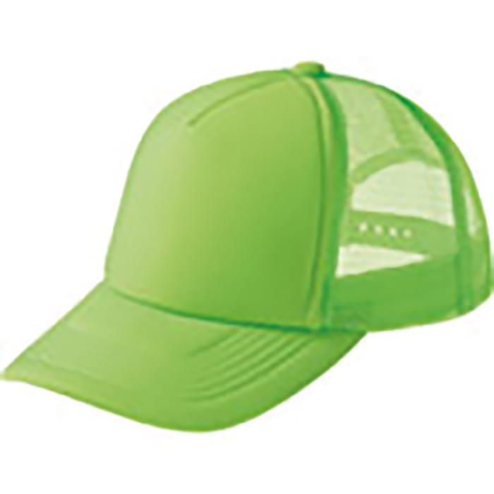 イベントメッシュキャップ　蛍光グリーン　0460