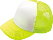 イベントメッシュキャップ　蛍光イエロー×ホワイト　125