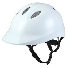 自転車用ヘルメット　メッシュ＋通気孔付モデル　S/M　ホワイト
