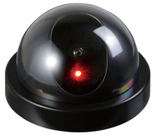 防犯ダミーカメラ　ドーム型（赤色LED点滅タイプ）