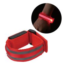 充電式リストバンド　赤