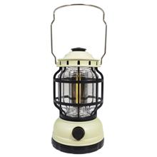 カラビナ付き調光ランタンライト　ベージュスタイル