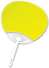 カラーうちわ　黄