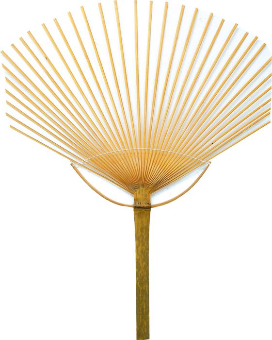 うちわA（骨のみ）0