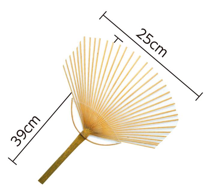 うちわA（骨のみ）1