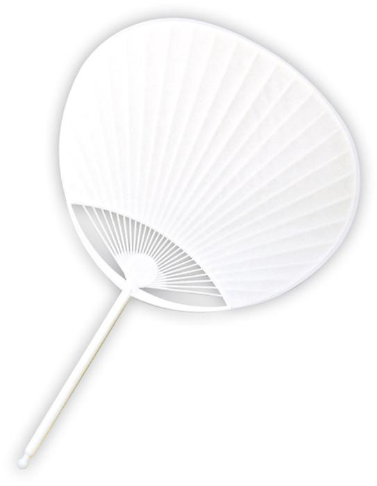 うちわ丸柄（プラ製）0