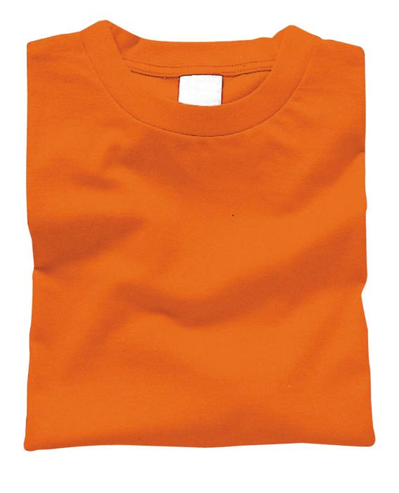 カラーTシャツ　オレンジ　S0