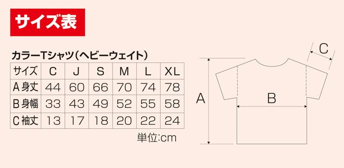 カラーTシャツ　オレンジ　J3
