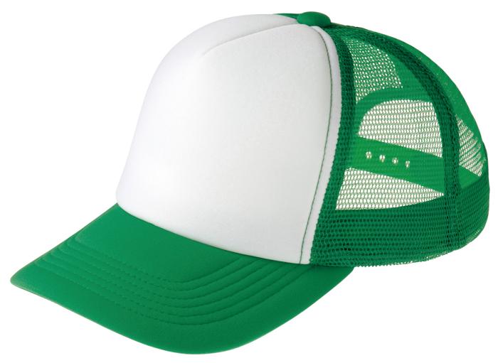 イベントメッシュキャップ　グリーン×ホワイト0