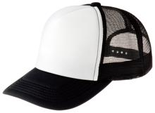 イベントメッシュキャップ　ブラック×ホワイト