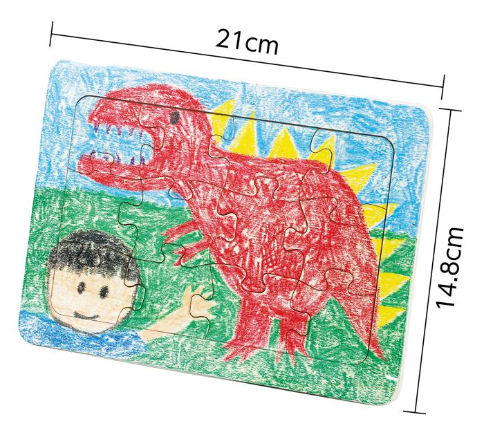 木製パズル　無地1