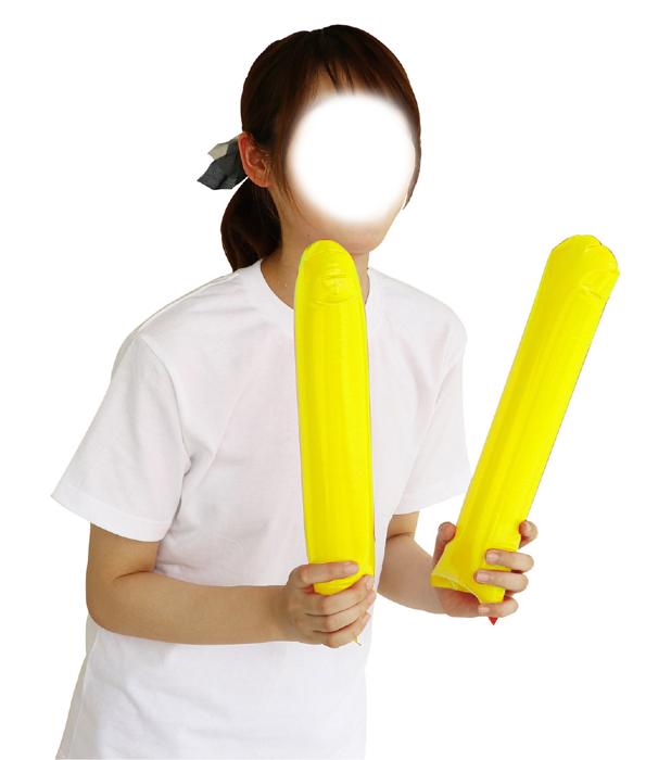 スティックバルーン　イエロー2