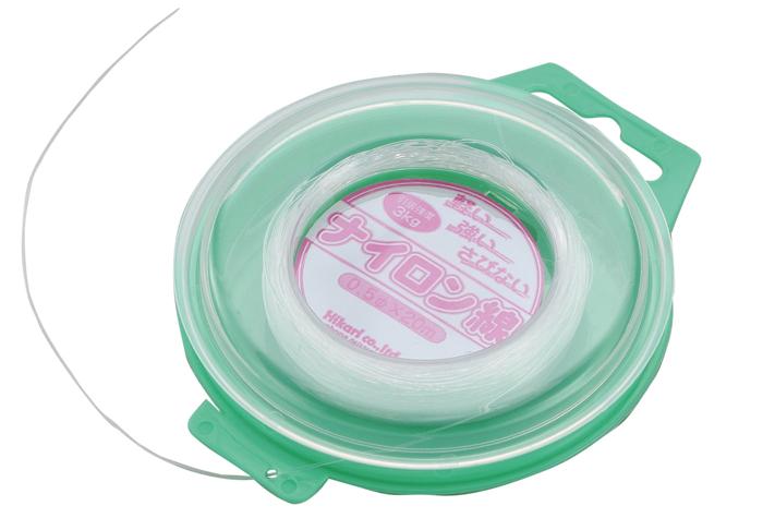 ナイロン線　0.5×20m　透明0