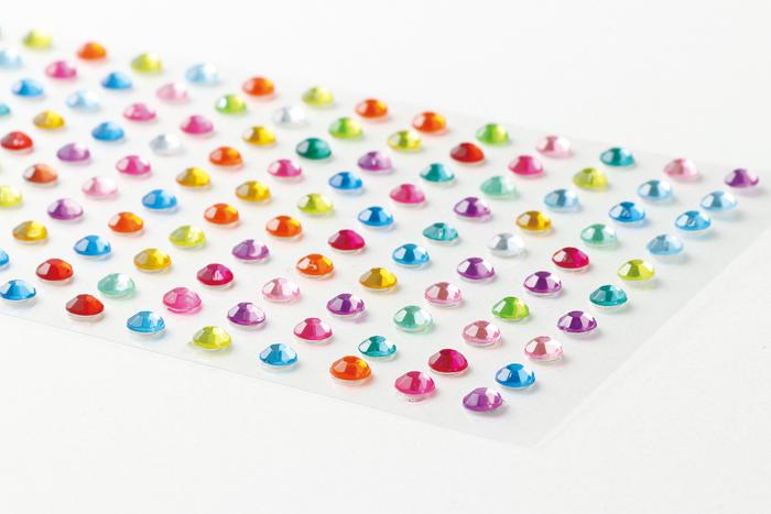 カラフル！ラインストーンシール1