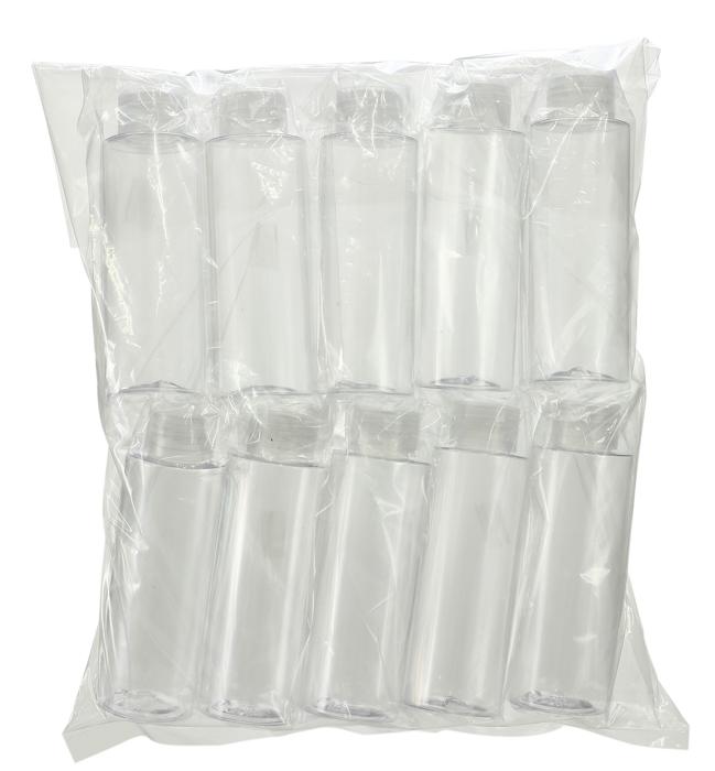 透明プラスチックボトル　φ40×120mm　10本セット0