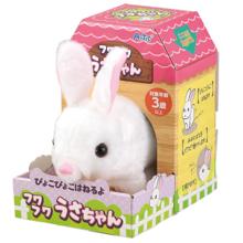ぴょこぴょこはねるよ　フワフワうさちゃん