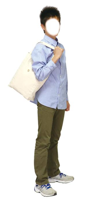 スタディエコバッグ（半縫製済）薄0