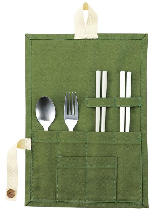 基礎縫いウォールポケット　サップグリーン1