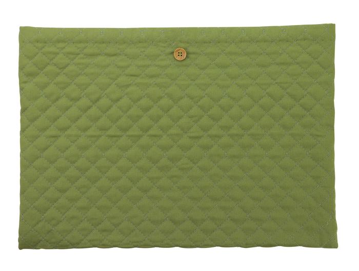 基礎縫いタブレットケース　モスグリーン0