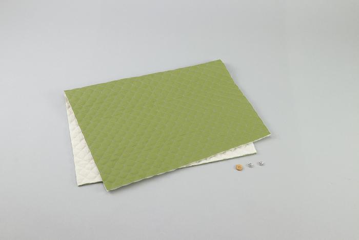 基礎縫いタブレットケース　モスグリーン3