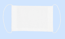 基礎縫いマスク　ブルー