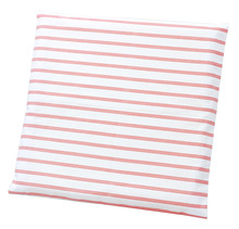 基礎縫いクッション　赤ストライプ